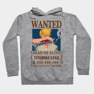 Vinsmoke Sanji One Piece Wanted Hoodie